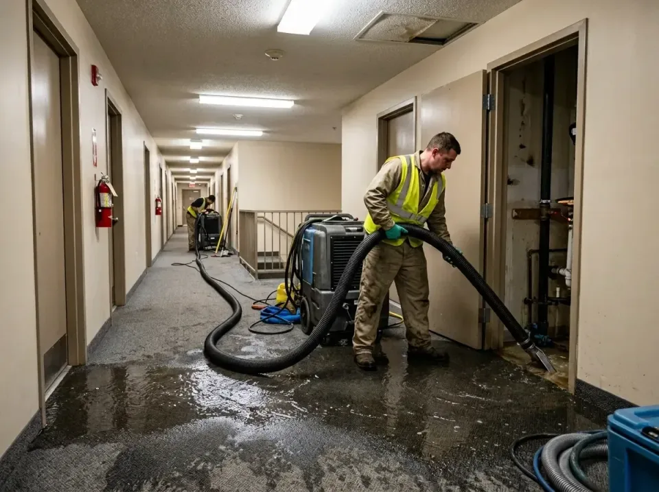 multi-unit-apartment-hallway-f-005 — frequently asked questions, Emergency Burst Pipe Water Extraction & Removal in Hinckley…
